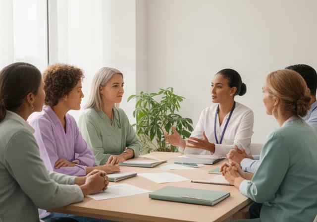 MediCare-team bespreekt nieuwe werkafspraken in een zorgorganisatie